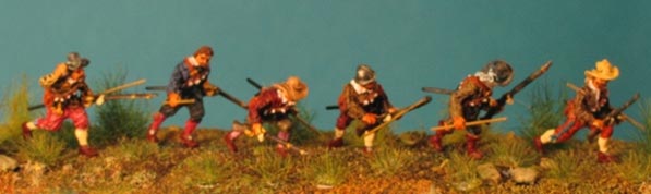 Rocroi 1643 - Musketeers Running Into Cover
