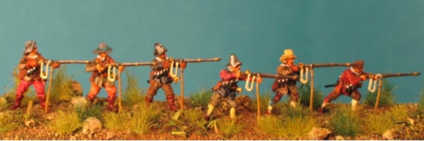 Rocroi 1643 - Musketeers Shooting