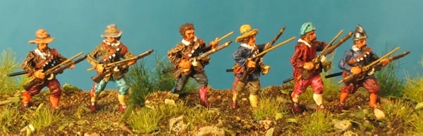 Rocroi 1643 - Musketeers at the Ready 2