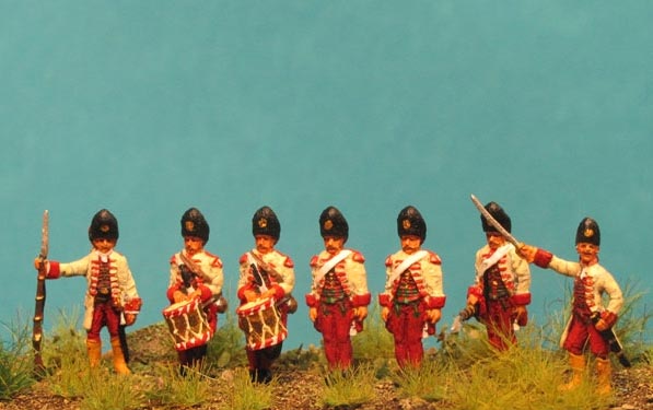 7 Years War: Austrian Habsburgs- Hungarian Grenadiers Command Group at Rest
