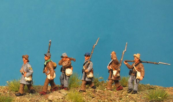 American Civil War- Texas Brigade Marching