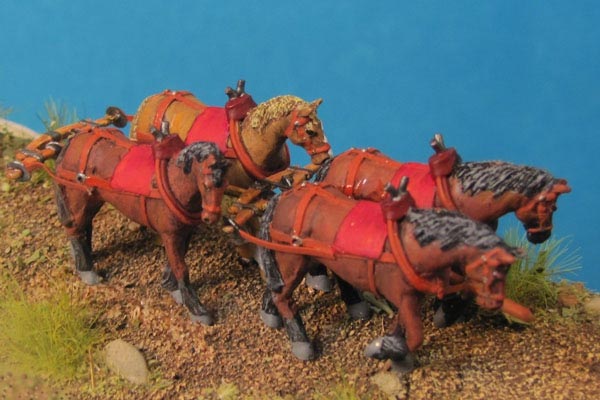 4 Heavy Draft Horses - Walking - ONLY 2 AVAILABLE AT THIS PRICE