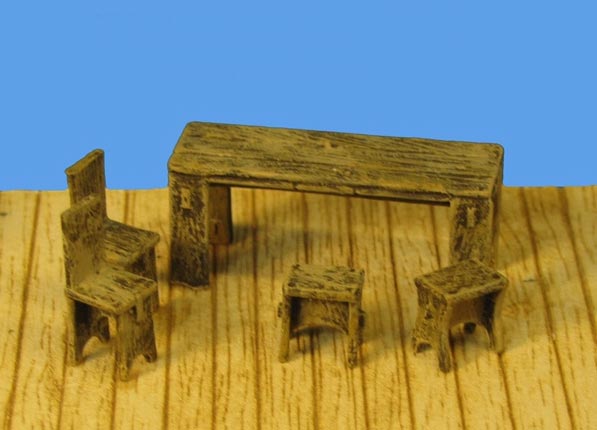 Supply Set - Table, Bench, Stool set 2