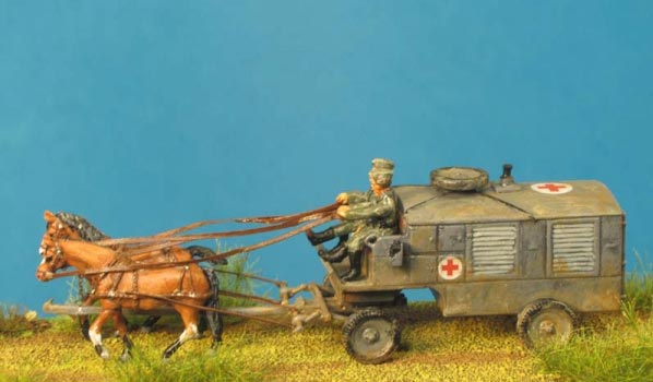 WWII German Army Ambulance Wagon SF 2 - 1939 - 45