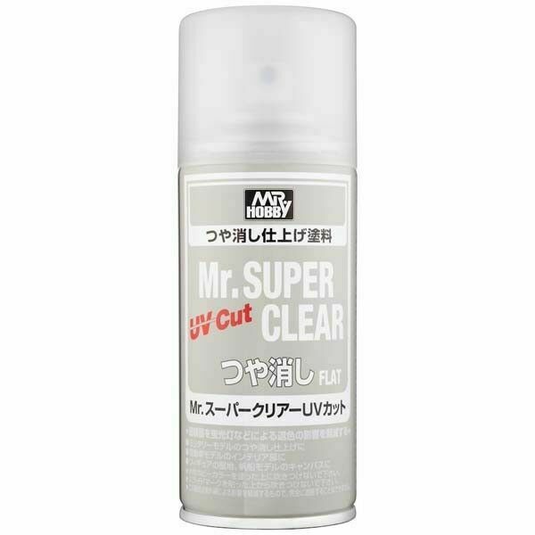 GUNB523 Gunze Sangyo Mr Super Clear Flat UV Cut 170ml #B523