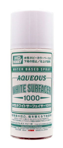 Mr AQUEOUS White Surfacer 1000 Spray