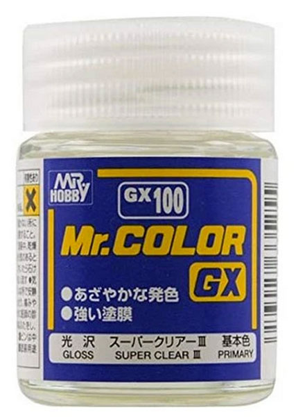 Mr. Color GX  Super Clear III Gloss 18ml Bottle