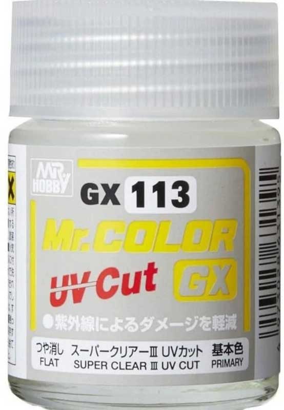 Mr Color GX  Flat Super Clear UV Cut