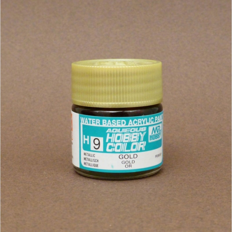 Metallic (Gloss) Gold - Aqueous/Acrylic Paint 10ml