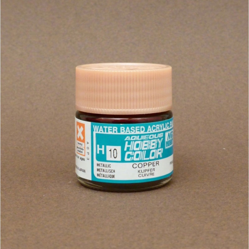 Metallic (Gloss) Copper - Aqueous/Acrylic Paint 10ml