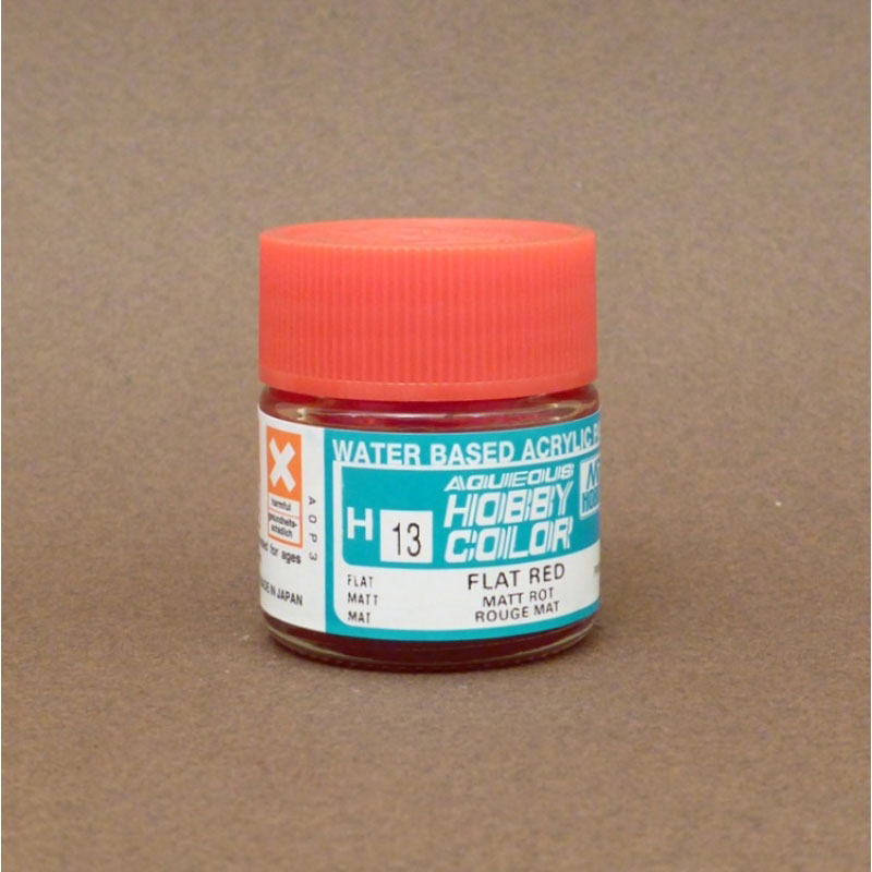 Flat Red - Aqueous/Acrylic Paint 10ml