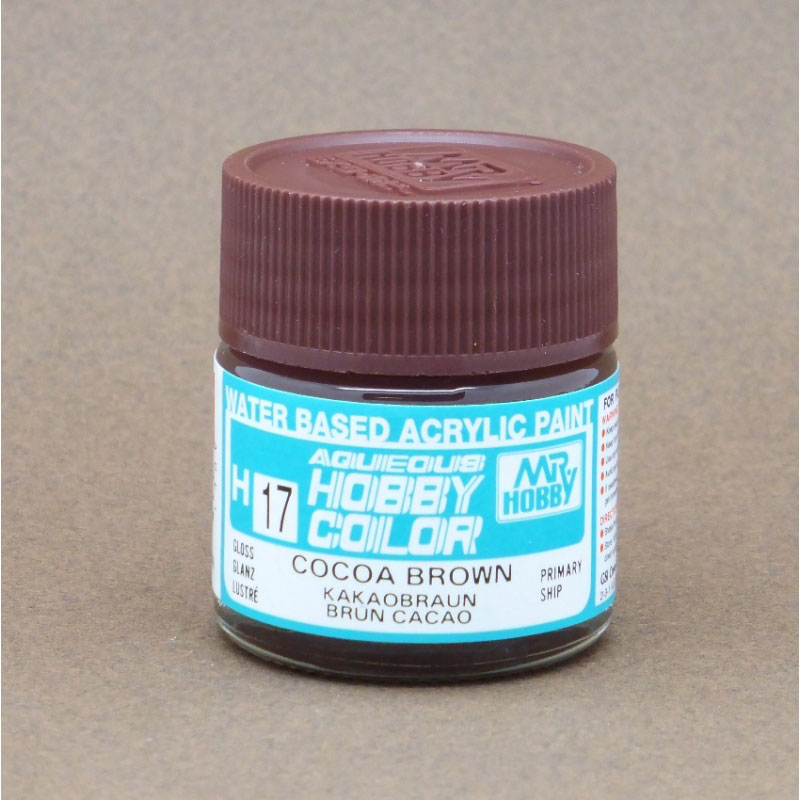 Semi-Gloss Cocoa Browm Gunze Aqueous Hobby Color H-17 