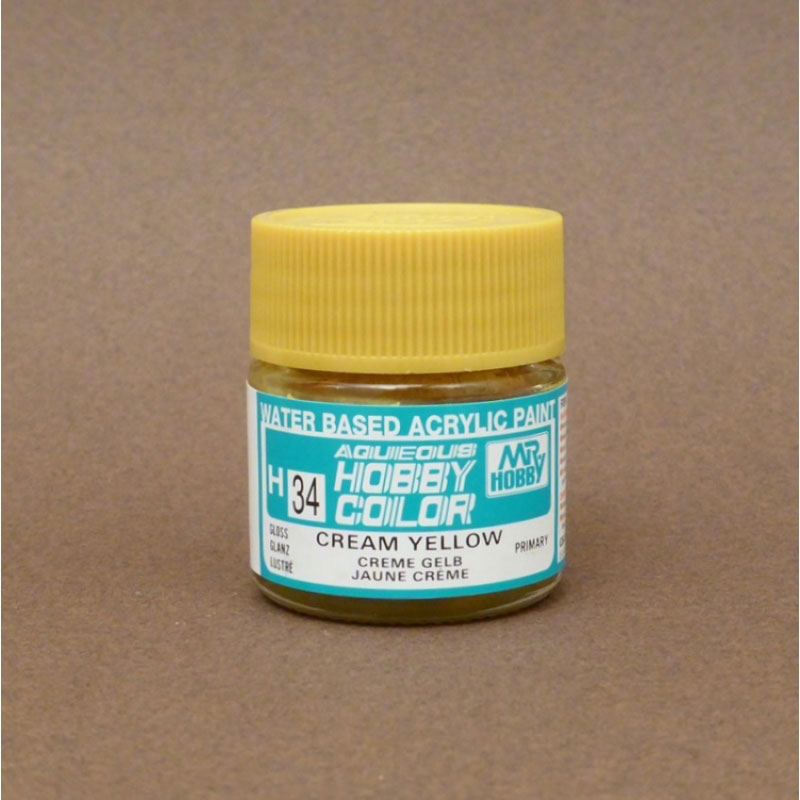 Gloss Cream Yellow - Aqueous/Acrylic Paint 10ml