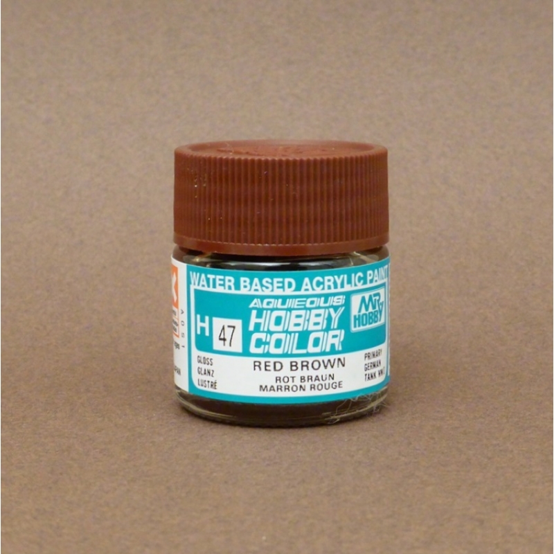 Flat Red Brown - Aqueous/Acrylic Paint 10ml