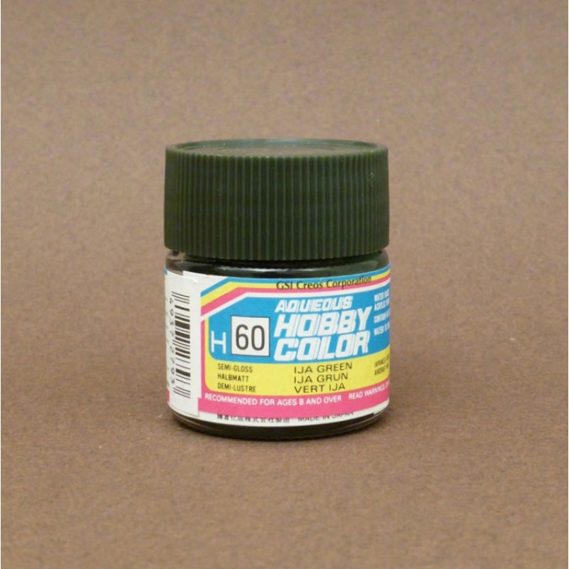 Semi-Gloss IJA Green - Aqueous/Acrylic Paint 10ml