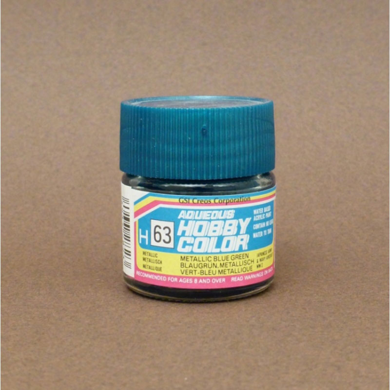 Metallic Blue Green - Aqueous/Acrylic Paint 10ml