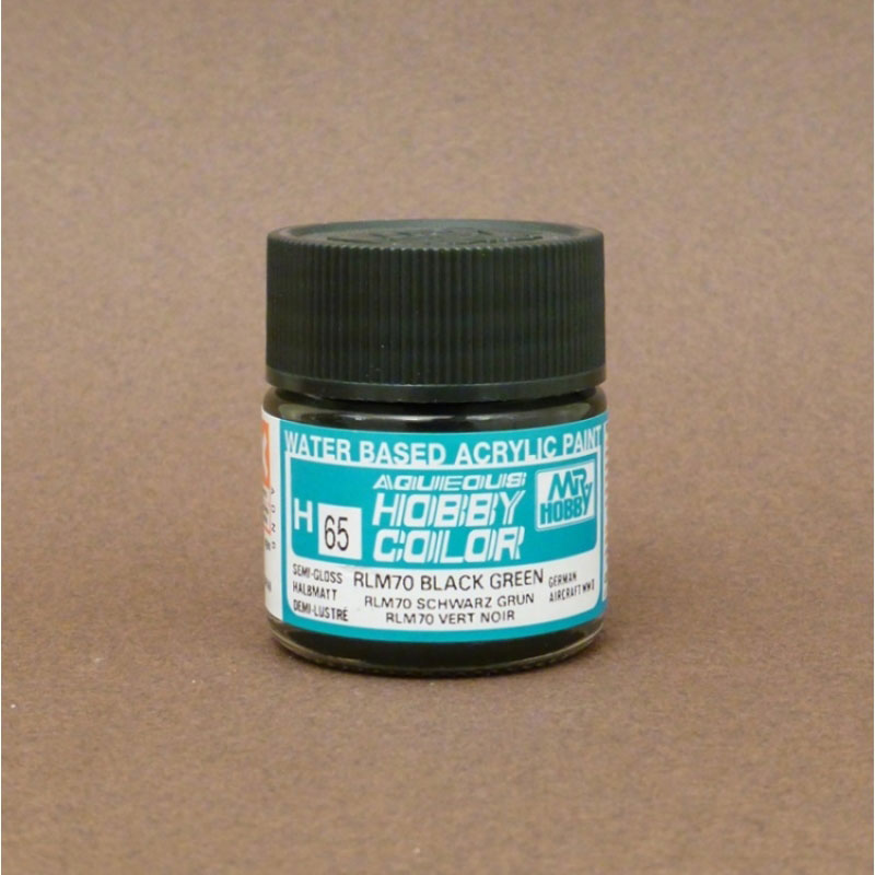 Semi-Gloss RLM70 Black Green - Aqueous/Acrylic Paint 10ml