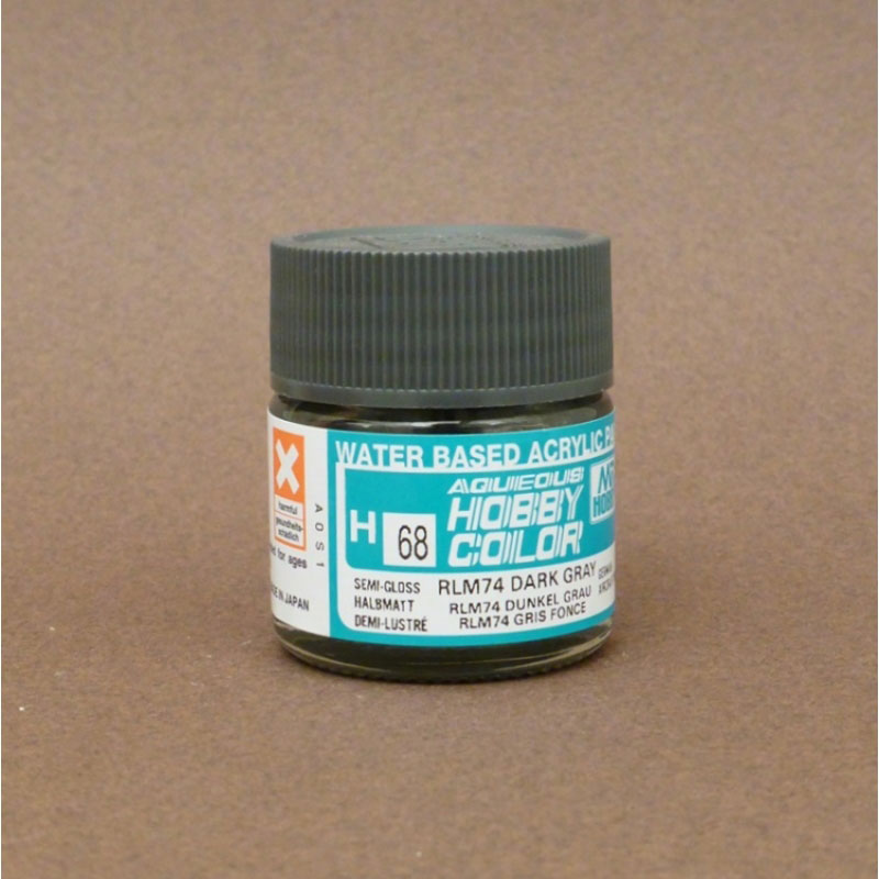 Semi-Gloss RLM74 Gray Green - Aqueous/Acrylic Paint 10ml
