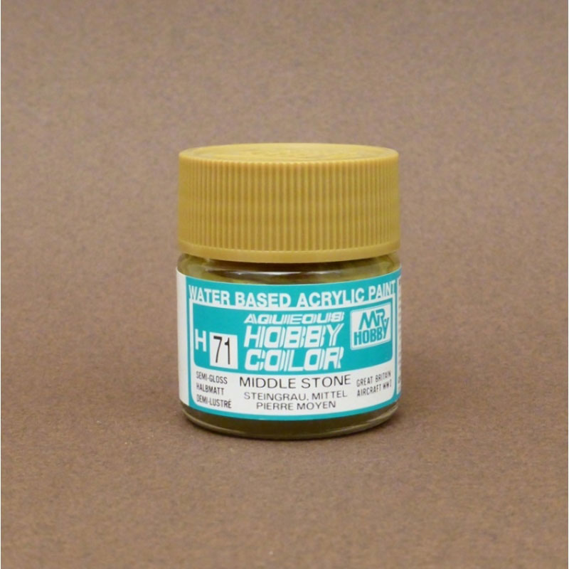 Semi-Gloss Middle Stone - Aqueous/Acrylic Paint 10ml