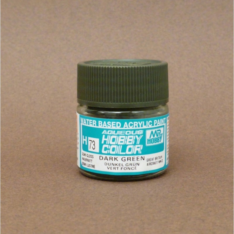 Semi-Gloss Dark Green - Aqueous/Acrylic Paint 10ml