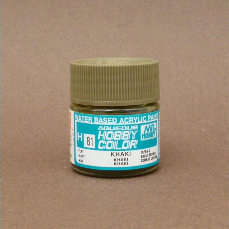 Flat Khaki - Aqueous/Acrylic Paint 10ml