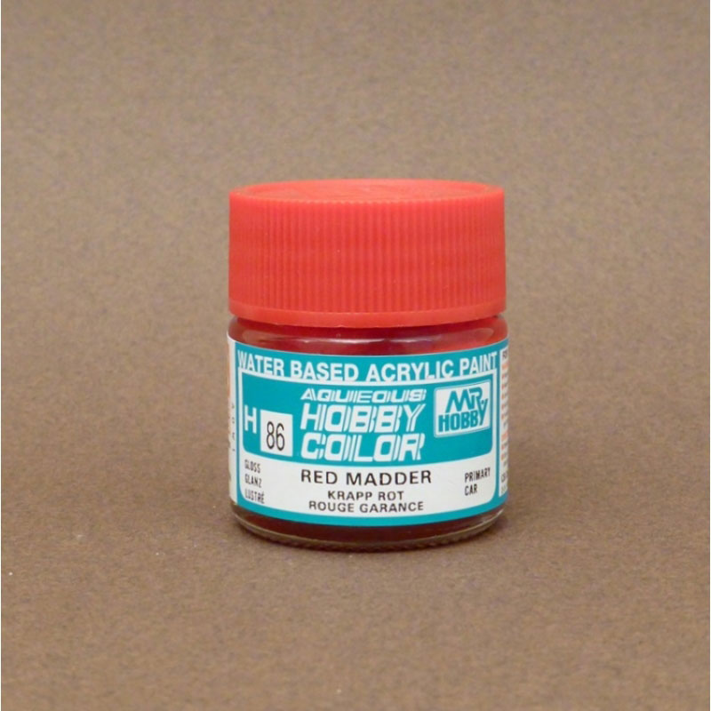 Gloss Red Madder - Aqueous/Acrylic Paint 10ml