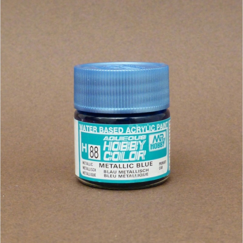 Metallic (Gloss) Metallic Blue - Aqueous/Acrylic Paint 10ml