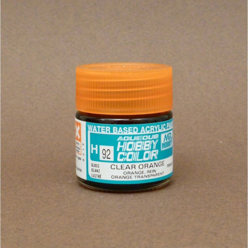 Gloss Clear Orange - Aqueous/Acrylic Paint 10ml