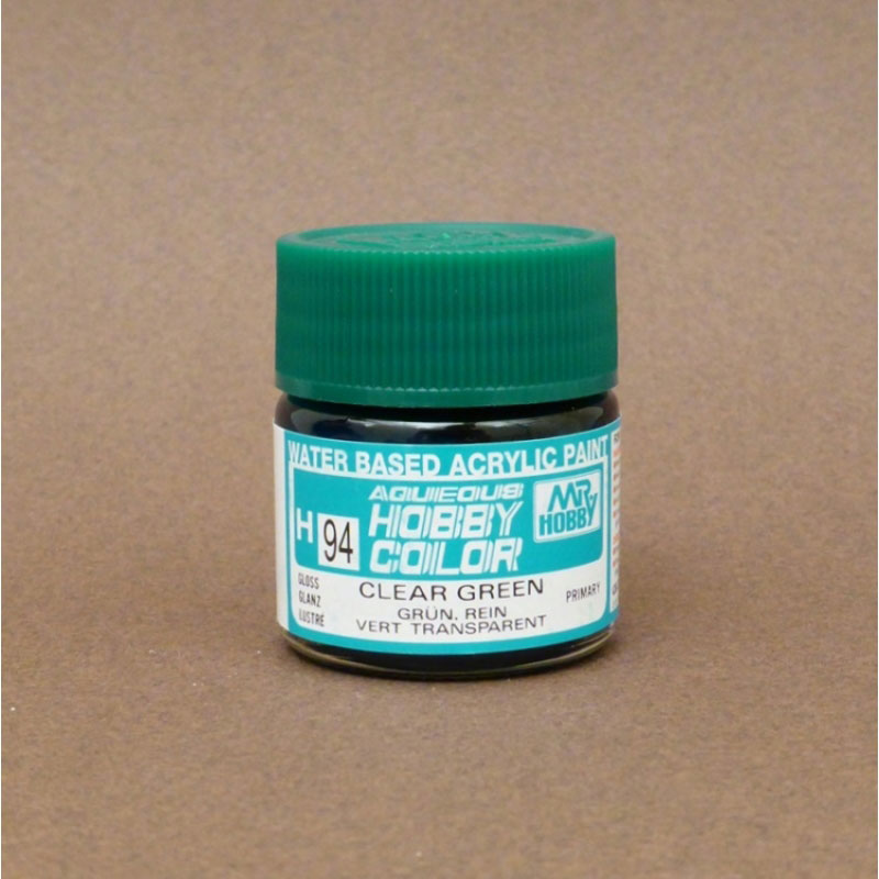 Gloss Clear Green - Aqueous/Acrylic Paint 10ml