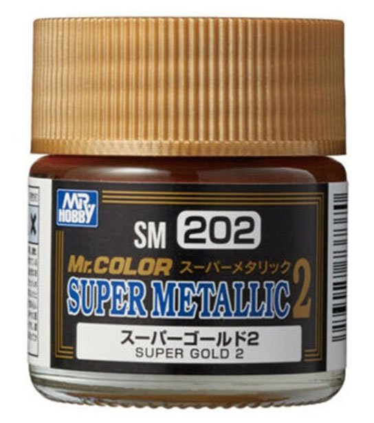 Super Metallic 2 Gold Lacquer 10ml Bottle