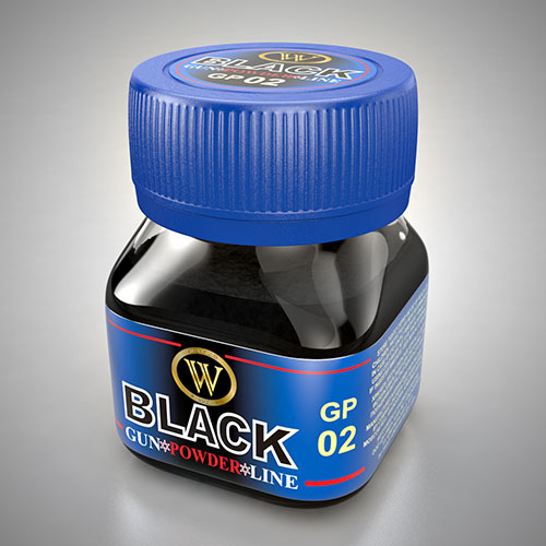 Gunpowder Line: Black Pigments Powders, 50ml bottle