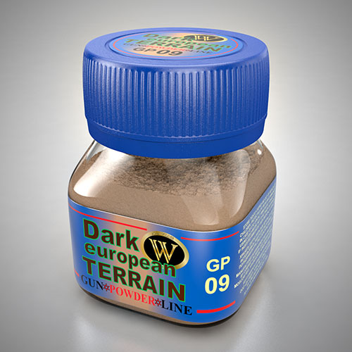 Gunpowder Line: Dark European Terrain Pigments Powders, 50ml bottle