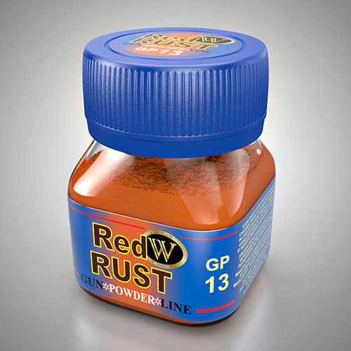 Gunpowder Line: Red Rust Pigments