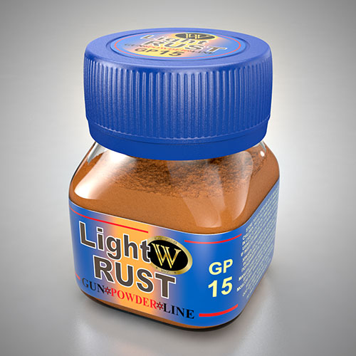 Gunpowder Line: Light Rust Pigments