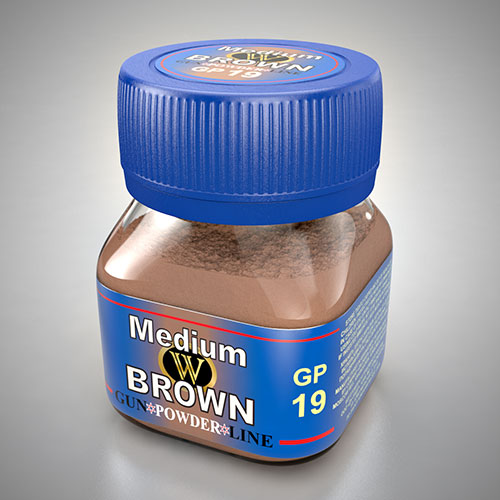 Gunpowder Line: Medium Brown Pigments
