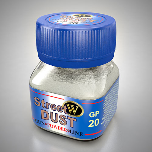 Gunpowder Line: Street Dust Pigments Powders, 50ml bottle
