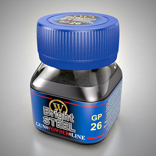 Gunpowder Line: Bright Steel Pigments Powders, 50ml bottle
