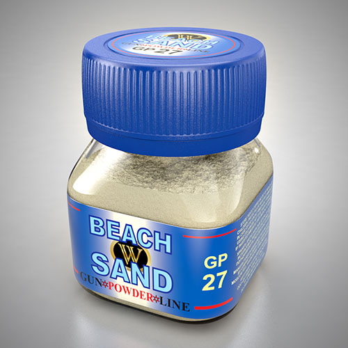 Gunpowder Line: Beach Sand Pigments Powders, 50ml bottle