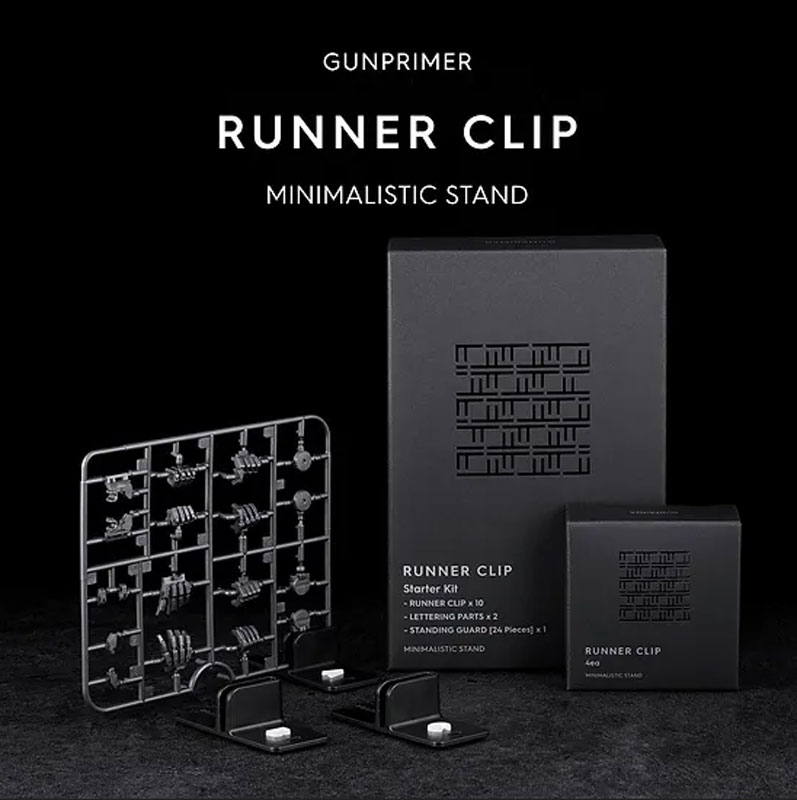 Gunprimer Runner Clip Minimalistic Stand Starter Kit