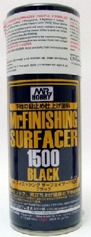 Mr. Finishing Surfacer 1500 - Black - 170ml (Spray)