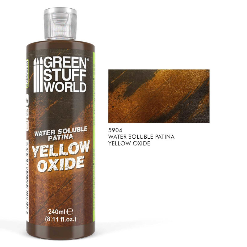 Green Stuff World Water Soluble Patina Yellow Oxide 240ml
