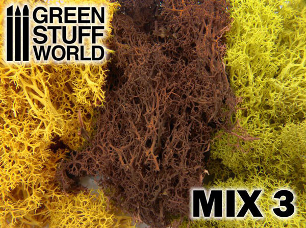 Islandmoss Green Mix - Moss Scenery For Bases & Landscapes - HO Gauge - Green Stuff World