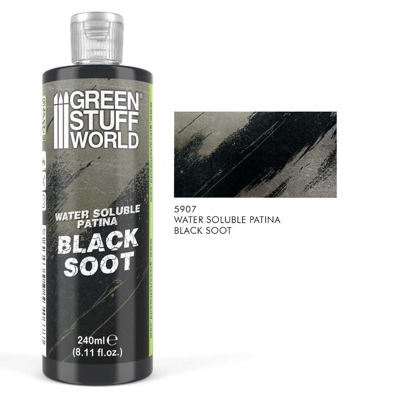 Green Stuff World Water Soluble Patina Black Soot 240ml
