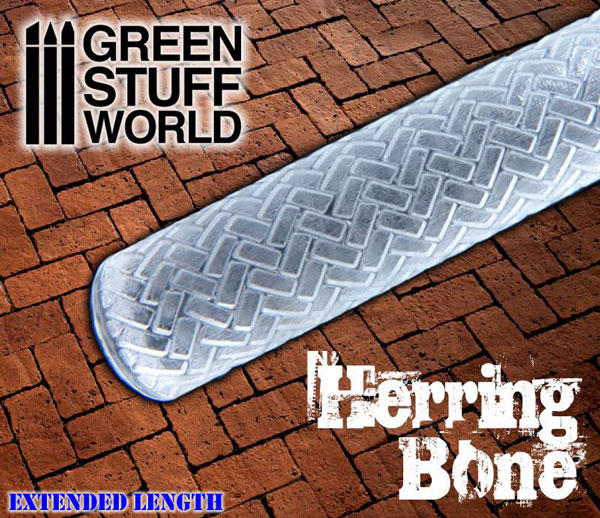 Rolling Pin - Herringbone