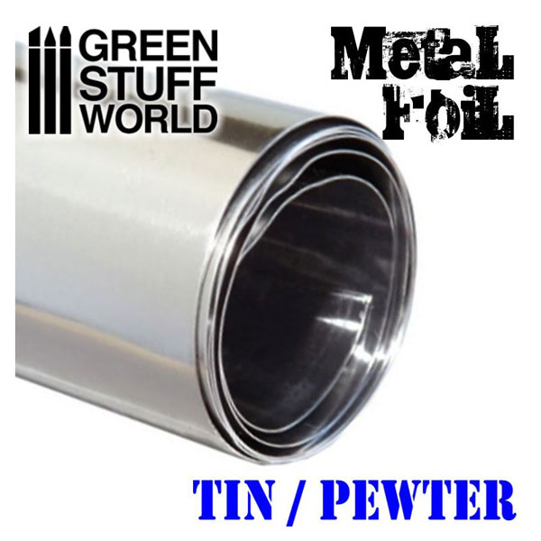 Flexible Metal Foil - Tin/Pewter