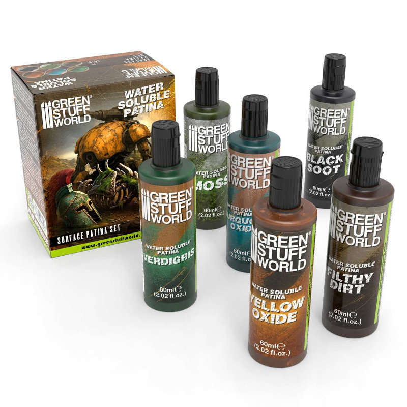 Green Stuff World Water Soluble Patina Set