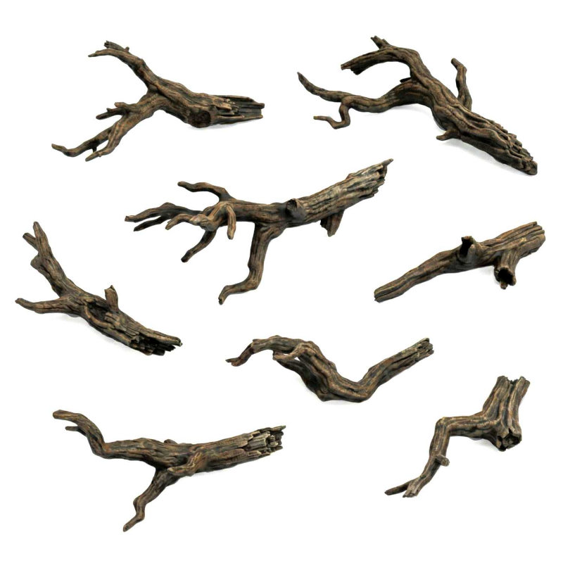 Green Stuff World 3D Printed Set - Broken Tree Branches (MultiScale)