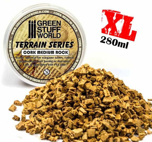 Medium Rock Basing Grit - 280ml - XL