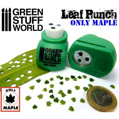Miniature Leaf Punch - Medium Green
