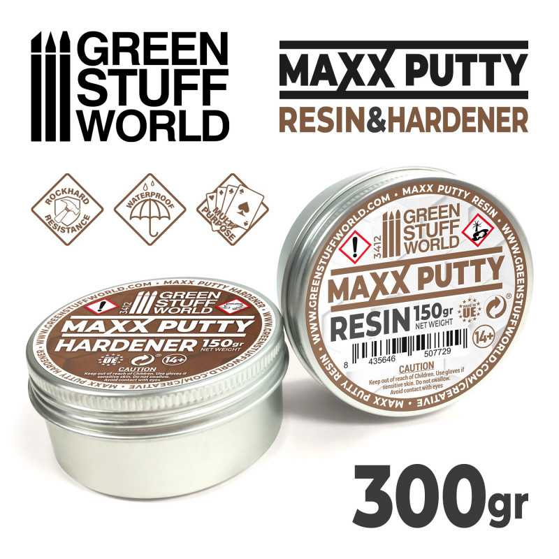 Green Stuff World Epoxy Putty Maxx Putty 300gr
